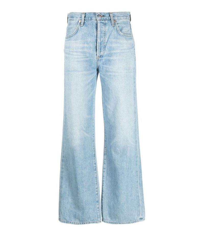 Citizens of Humanity Annina Jean in Alemayde, flat lay view of straight leg denim jeans