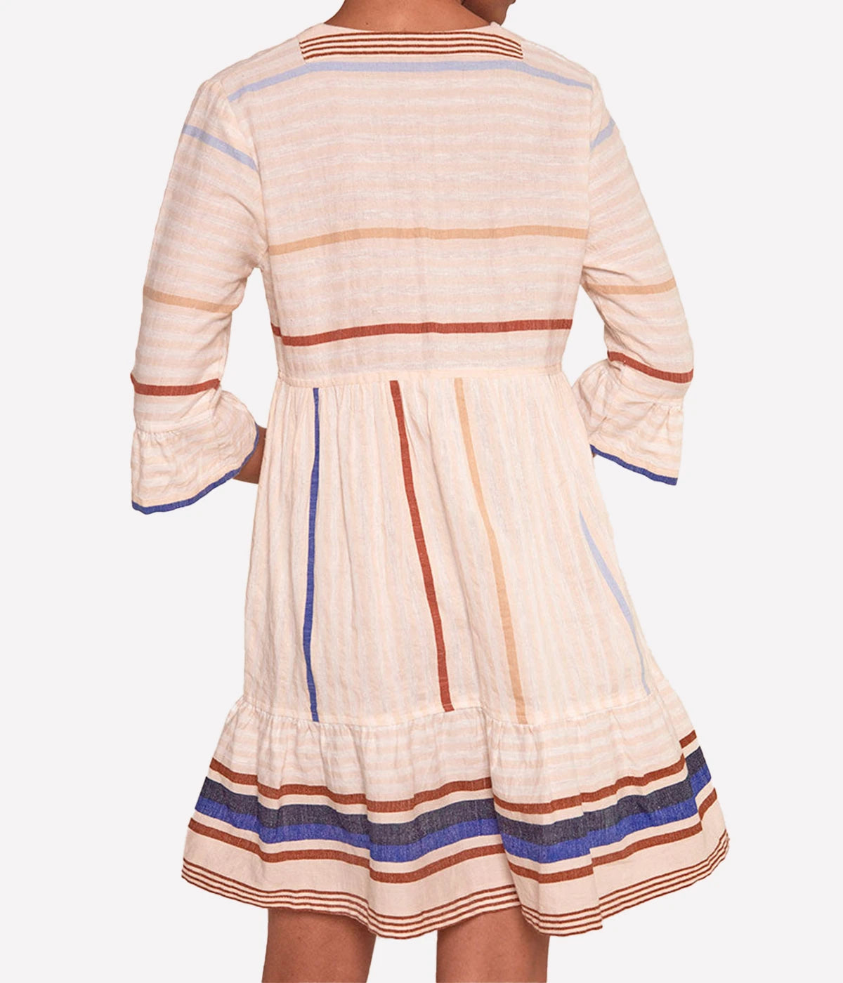 Hanna Flutter Dress in Hulet Vanilla