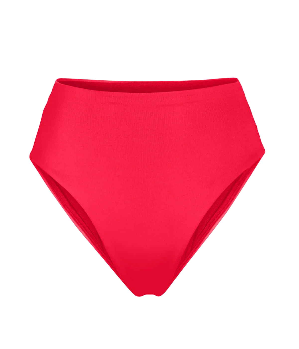 Reminiscent of the nineties, this Left on Friday bikini brief is your perfect summer companion. Made of compressive fabric, feel supported as you jump into the water. High cut for an elongated leg line, these bottoms are flattering and sexy. A gorgeous bright red addition to your swimwear collection.