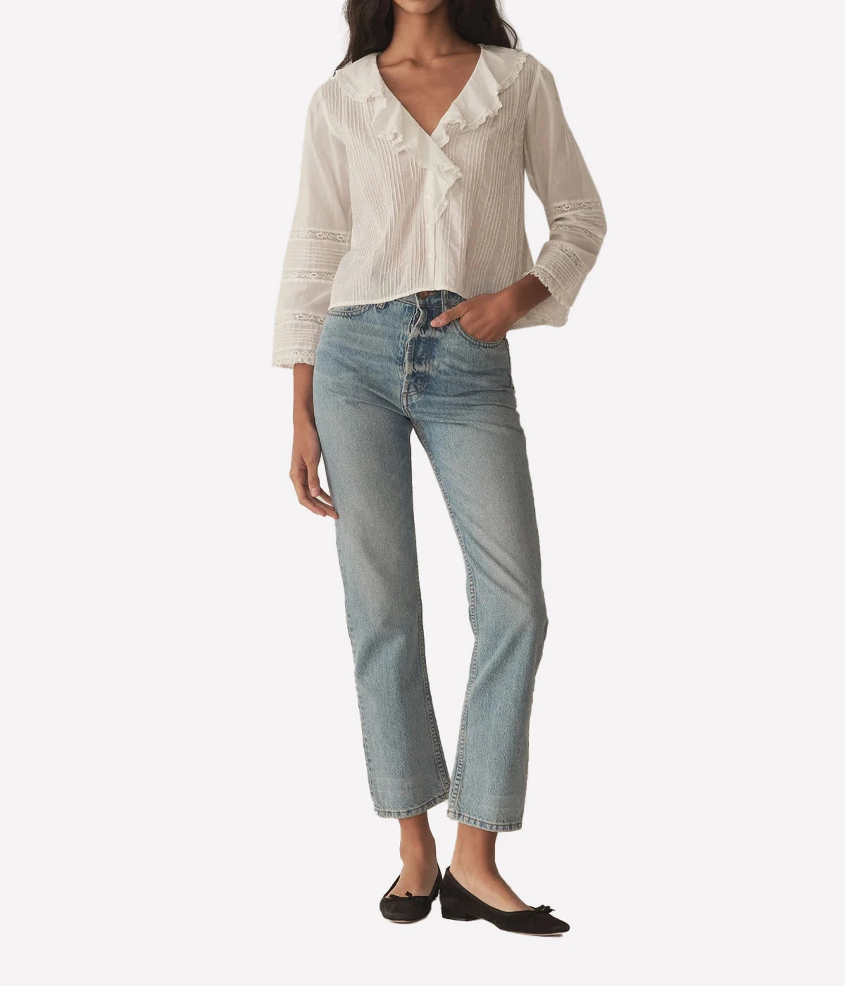 Huguette Top in Salt