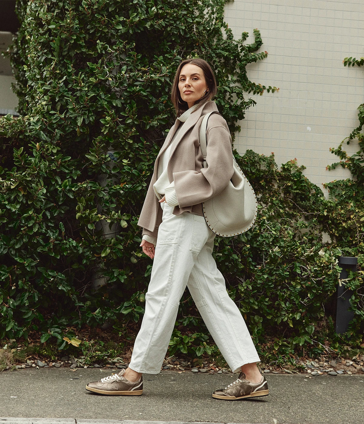 Short Jacket in Dark Sand