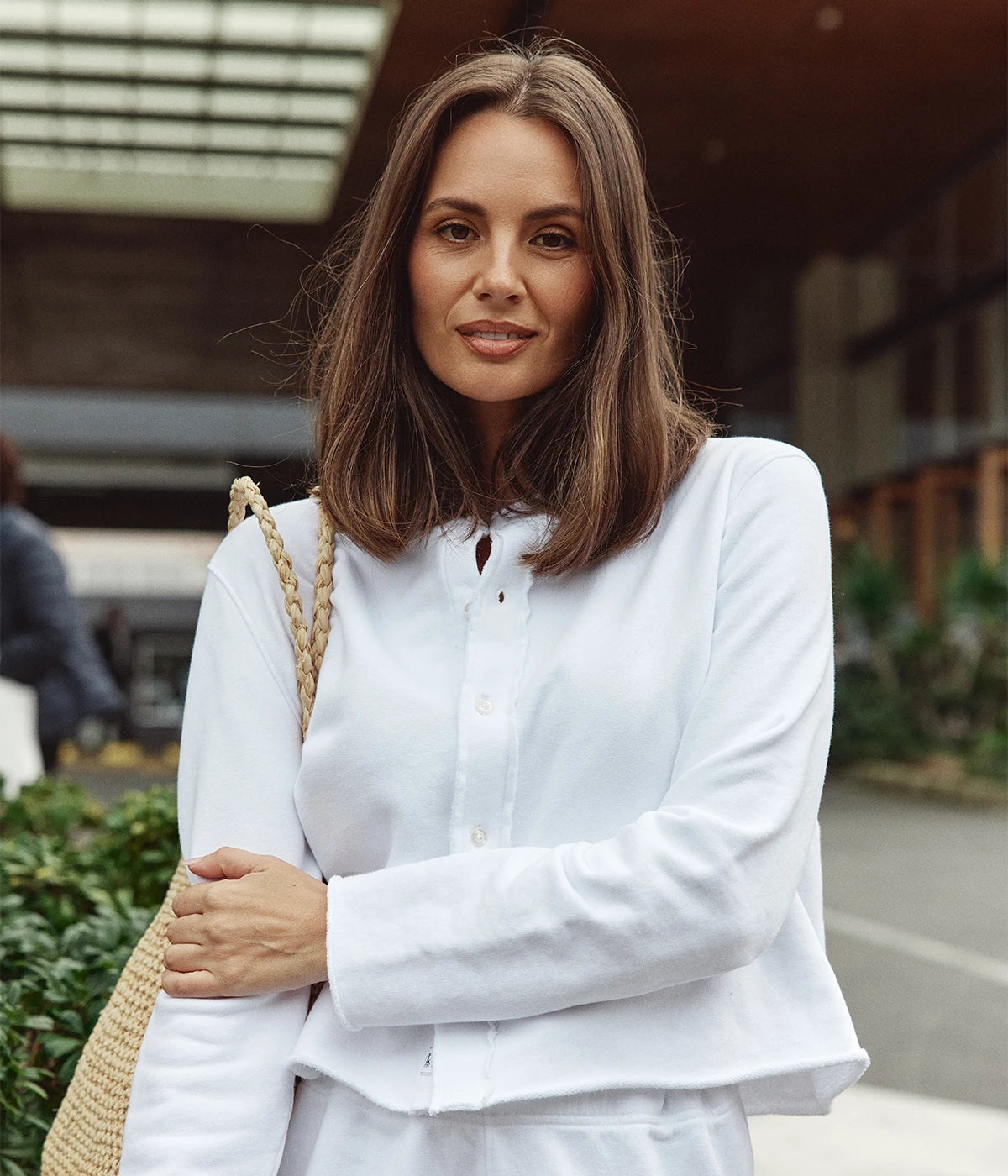Jackie Cardigan In White
