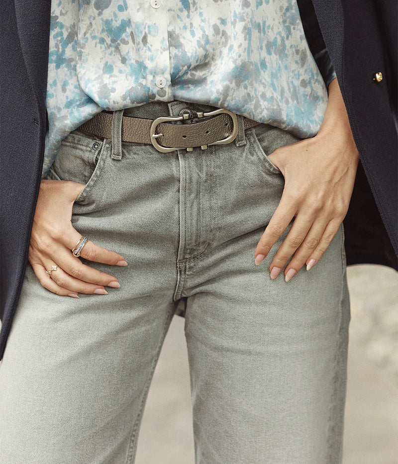 Baby Silver Nicky X Belt In Silver