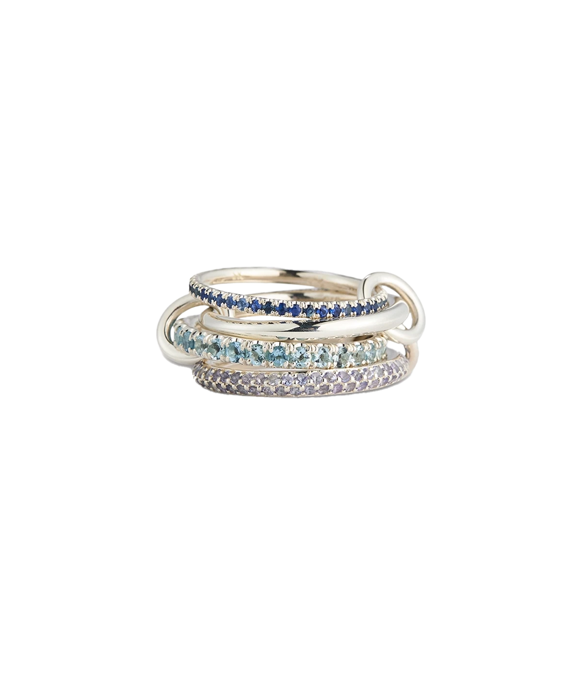 Iris Ring in Aquamarine