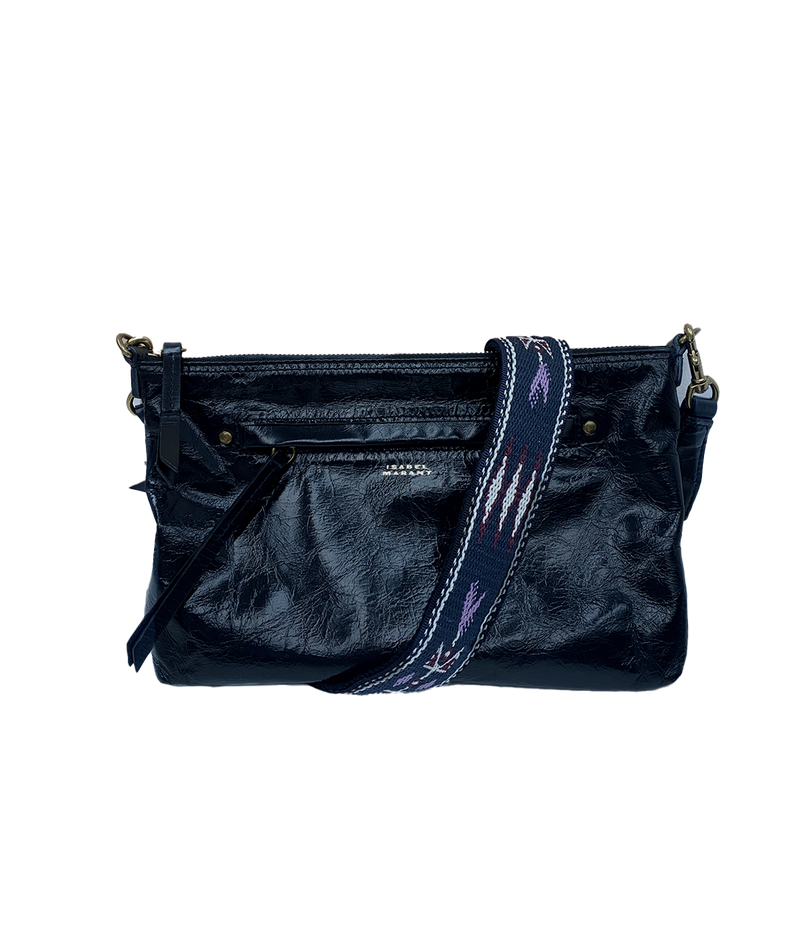 Embroidered Nessah Bag in Black