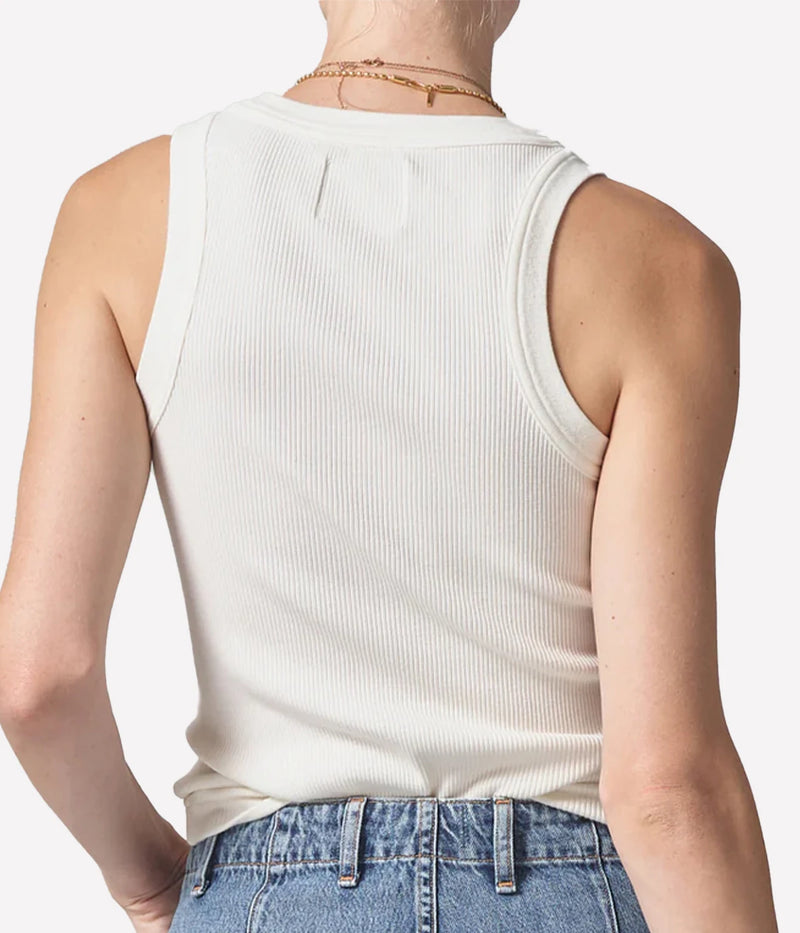 Isabel Rib Tank In Pashmina