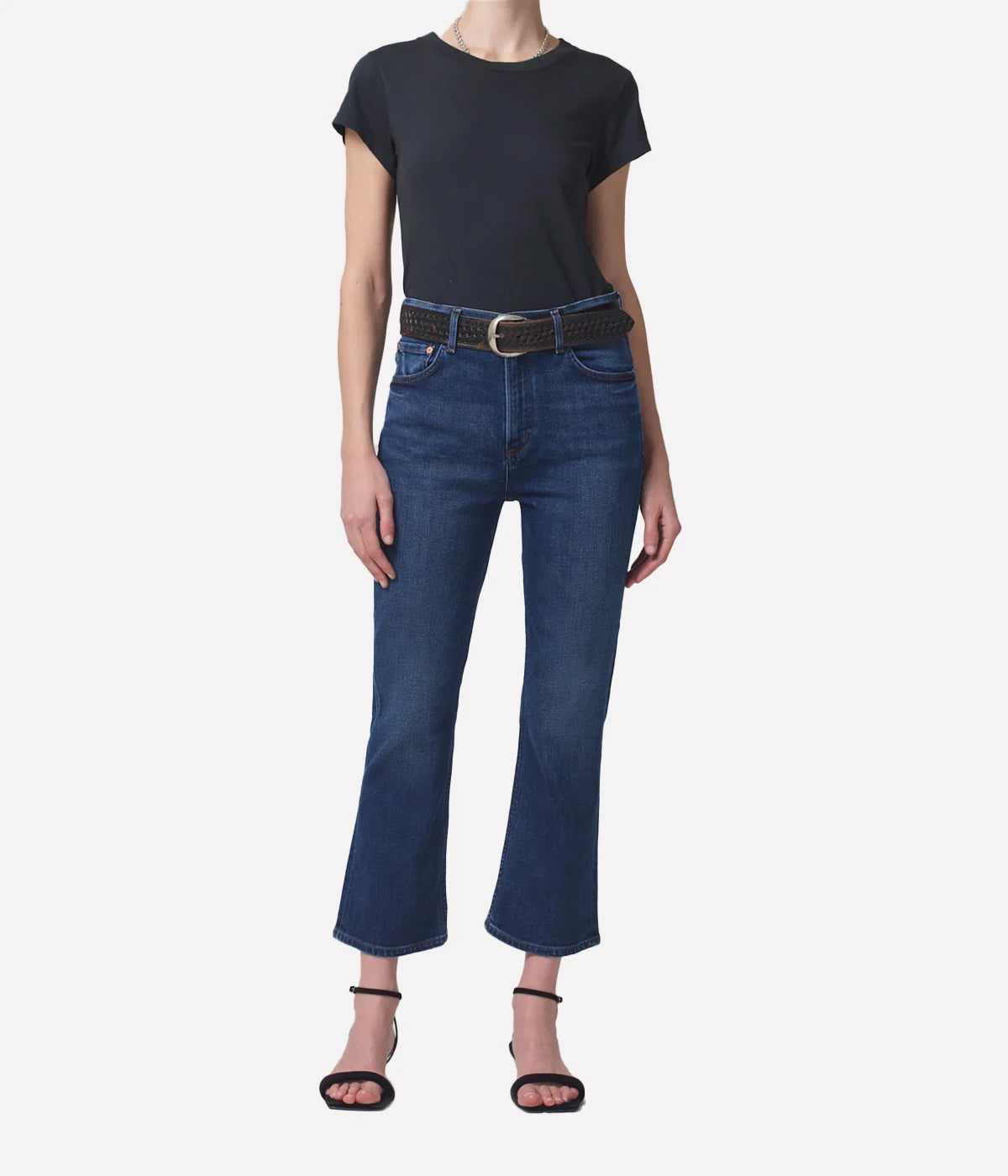 Isola Cropped Boot Jean in Provance