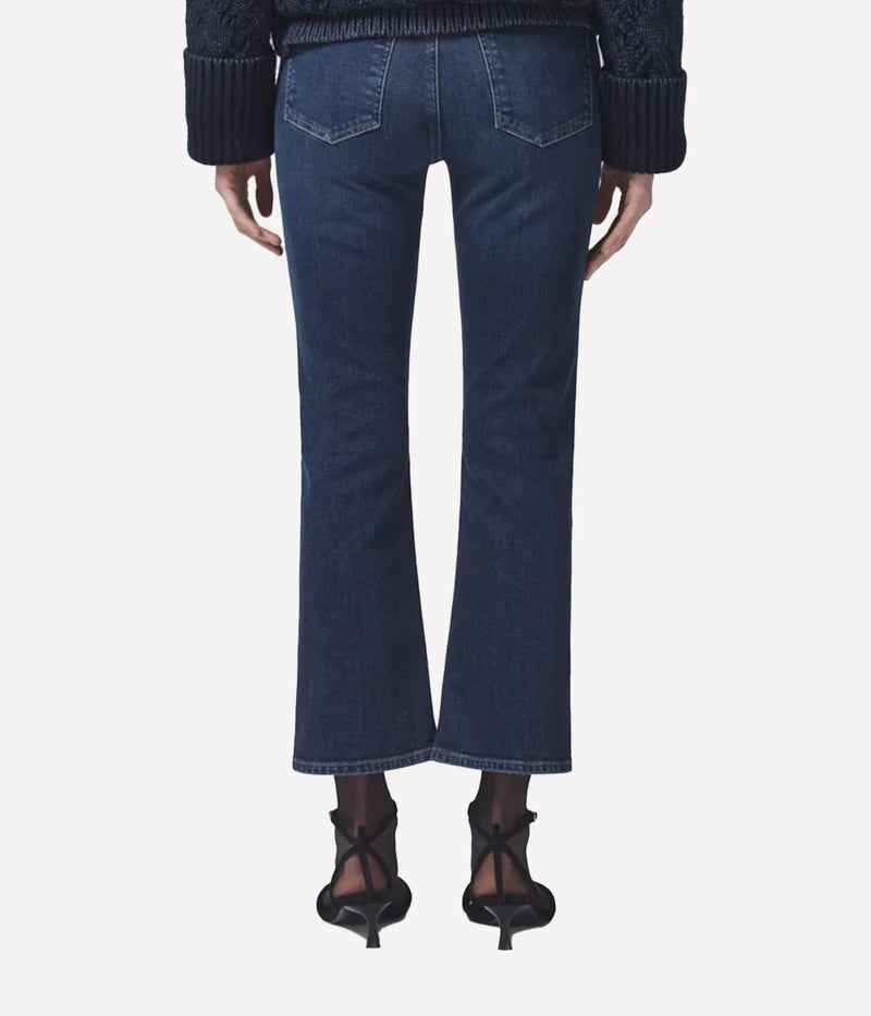 Isola Cropped Boot Jean in Baltic