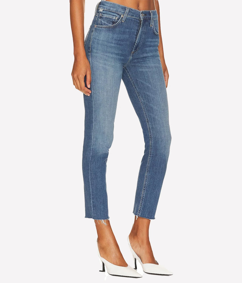 Isola Straight Crop Jean in Lawless