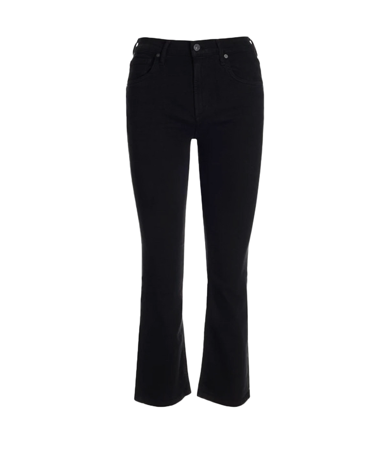 Isola Straight Crop Jean in Plush Black