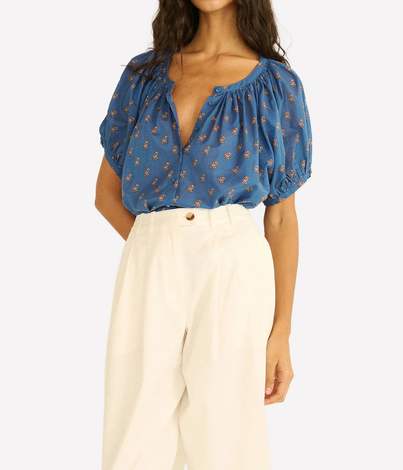 June Top in EARTHA PAISLEY