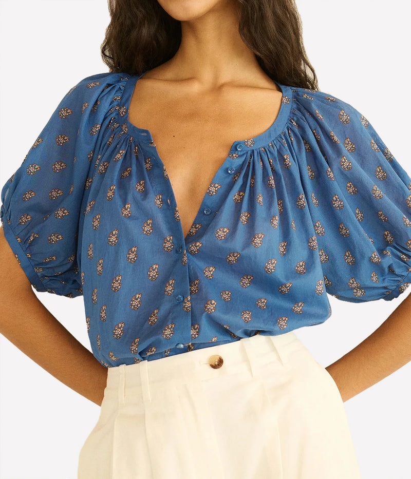 June Top in EARTHA PAISLEY