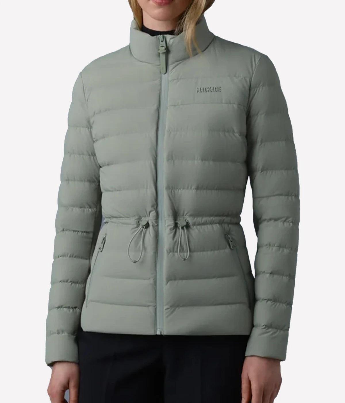 Jacey Puffer Jacket in Matcha