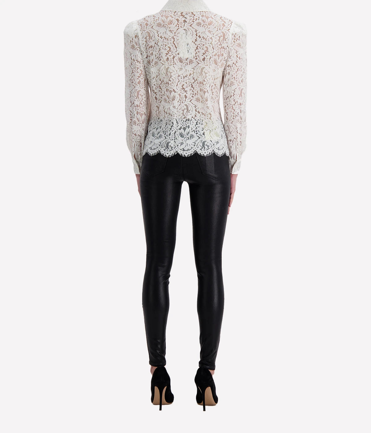 Jenica Lace Shirt in Ivory