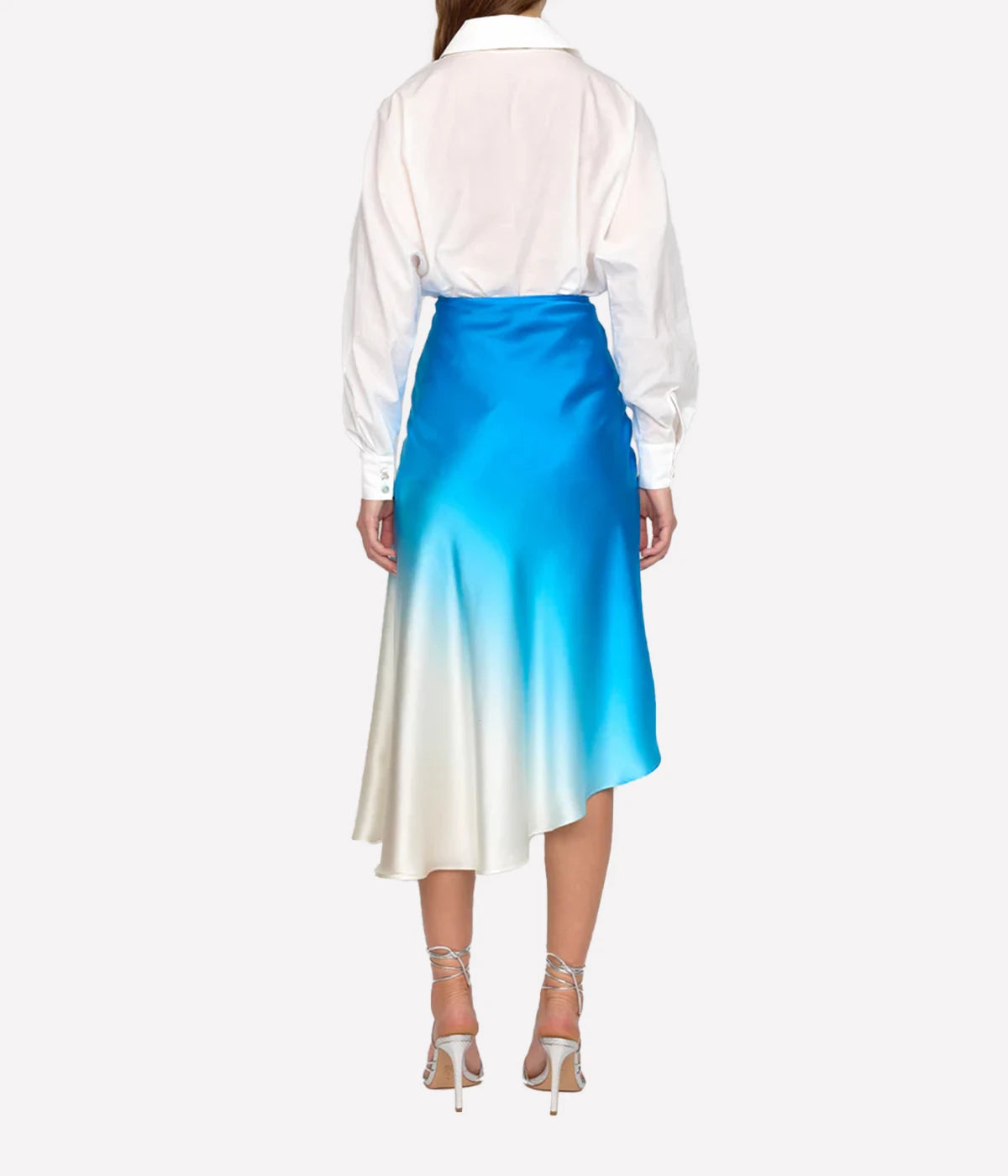 Josie Skirt in Blue Dip Dye