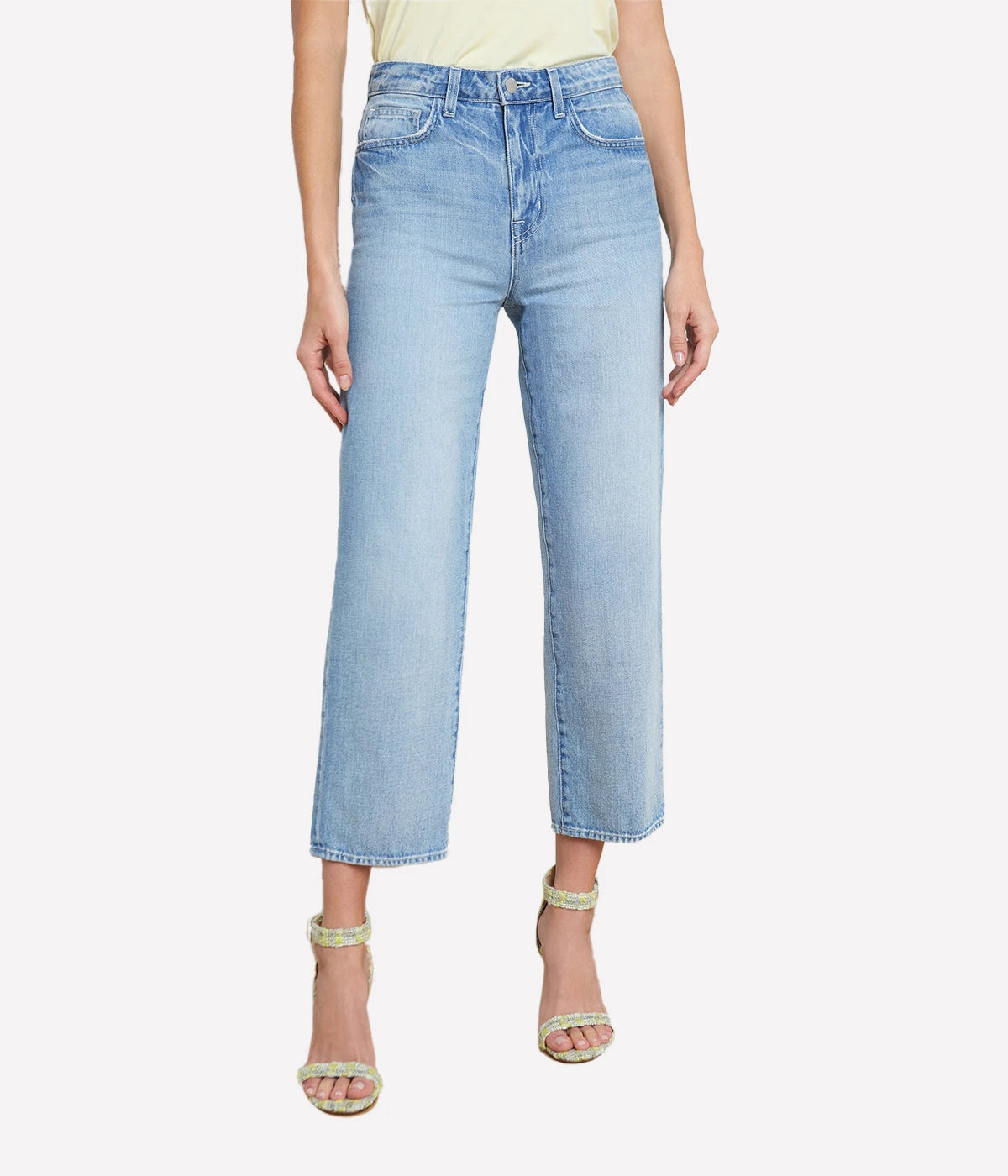 June Cropped Stovepipe Jean in Palisade