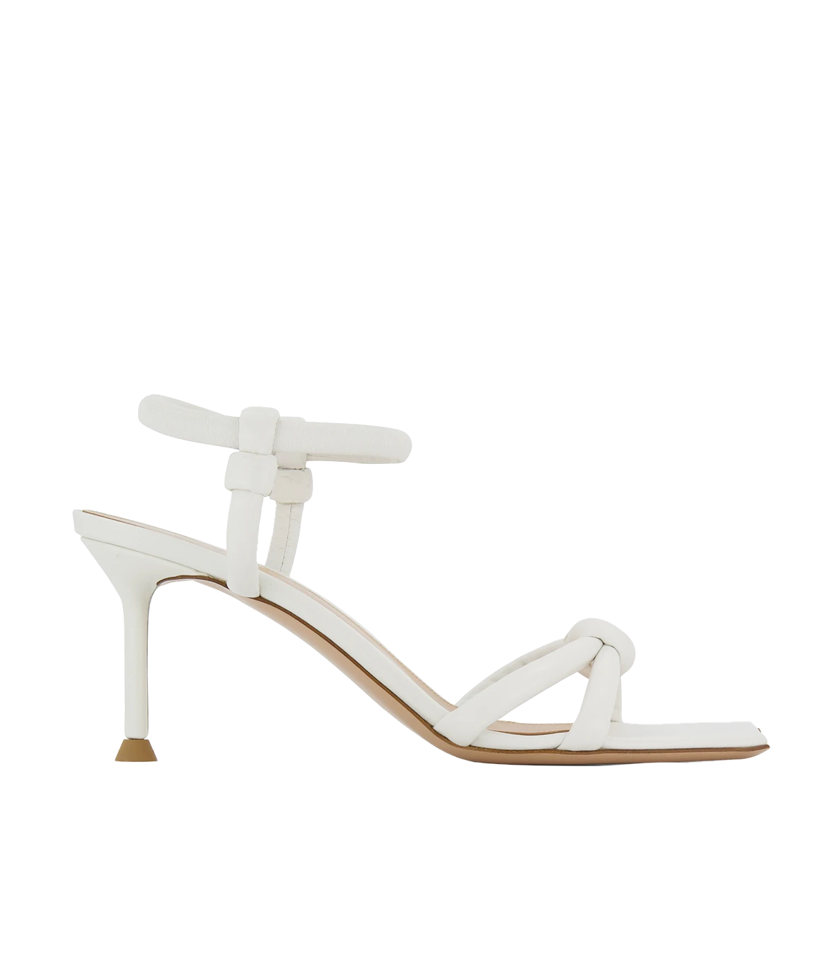 Juno Leather Sandal in White