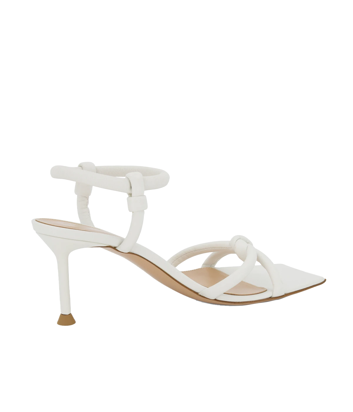 Juno Leather Sandal in White