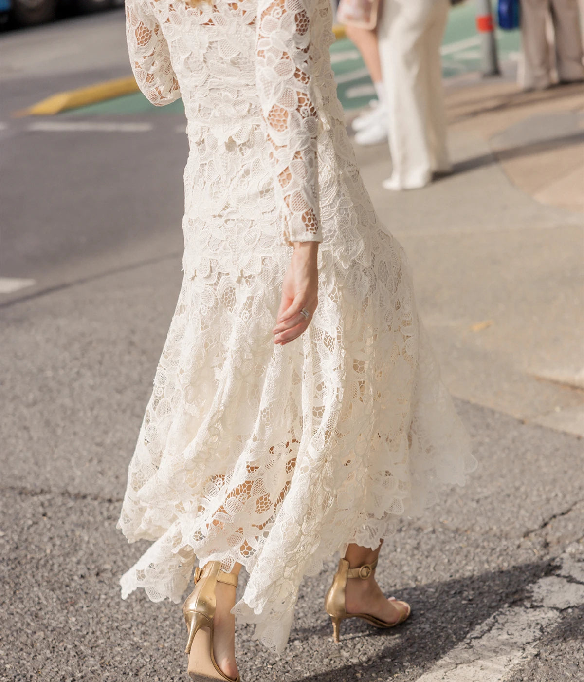Camila Dress in Ivory