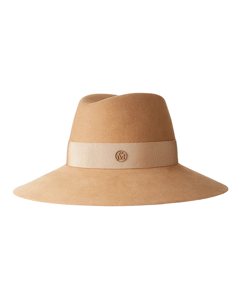 Wool felt waterproof camel fedora hat. Timeless and elegant accessory to add style to any look. 