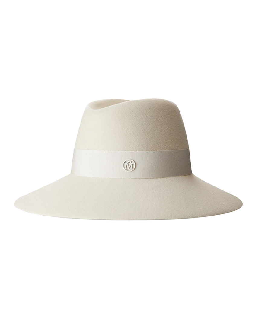 Wool felt waterproof pearl fedora hat. Timeless and elegant accessory to add style to any look. 