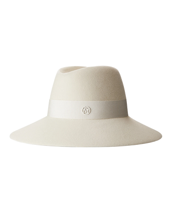 Wool felt waterproof pearl fedora hat. Timeless and elegant accessory to add style to any look. 
