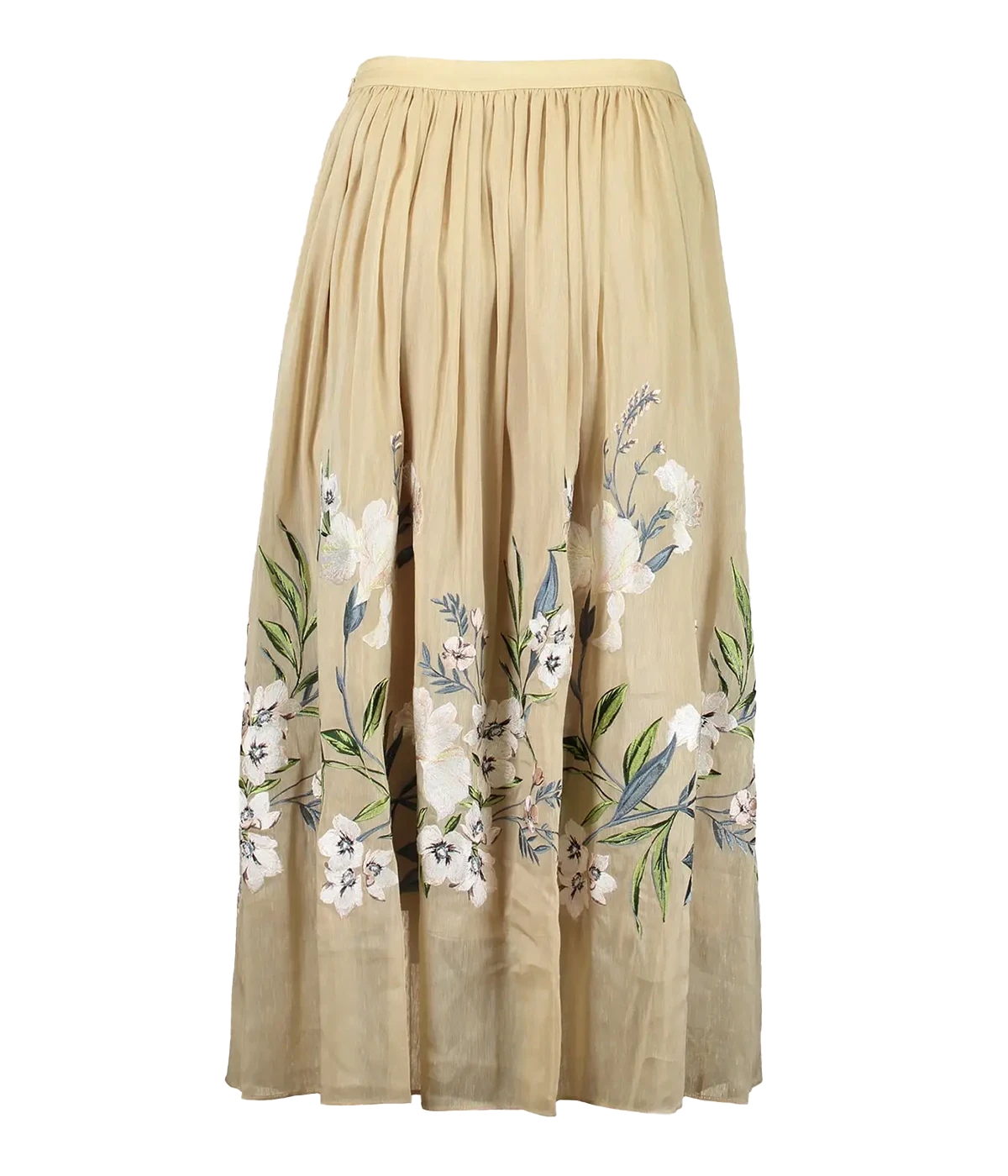 *FINAL SALE* Katrina Skirt in Sand Embroidery