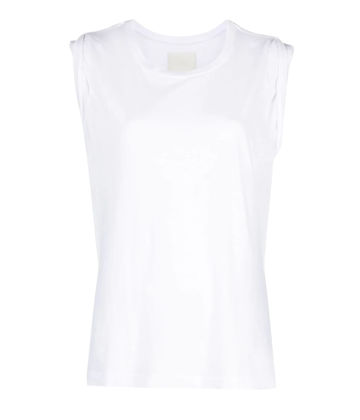 Kelsey Roll Sleeve T-Shirt in White