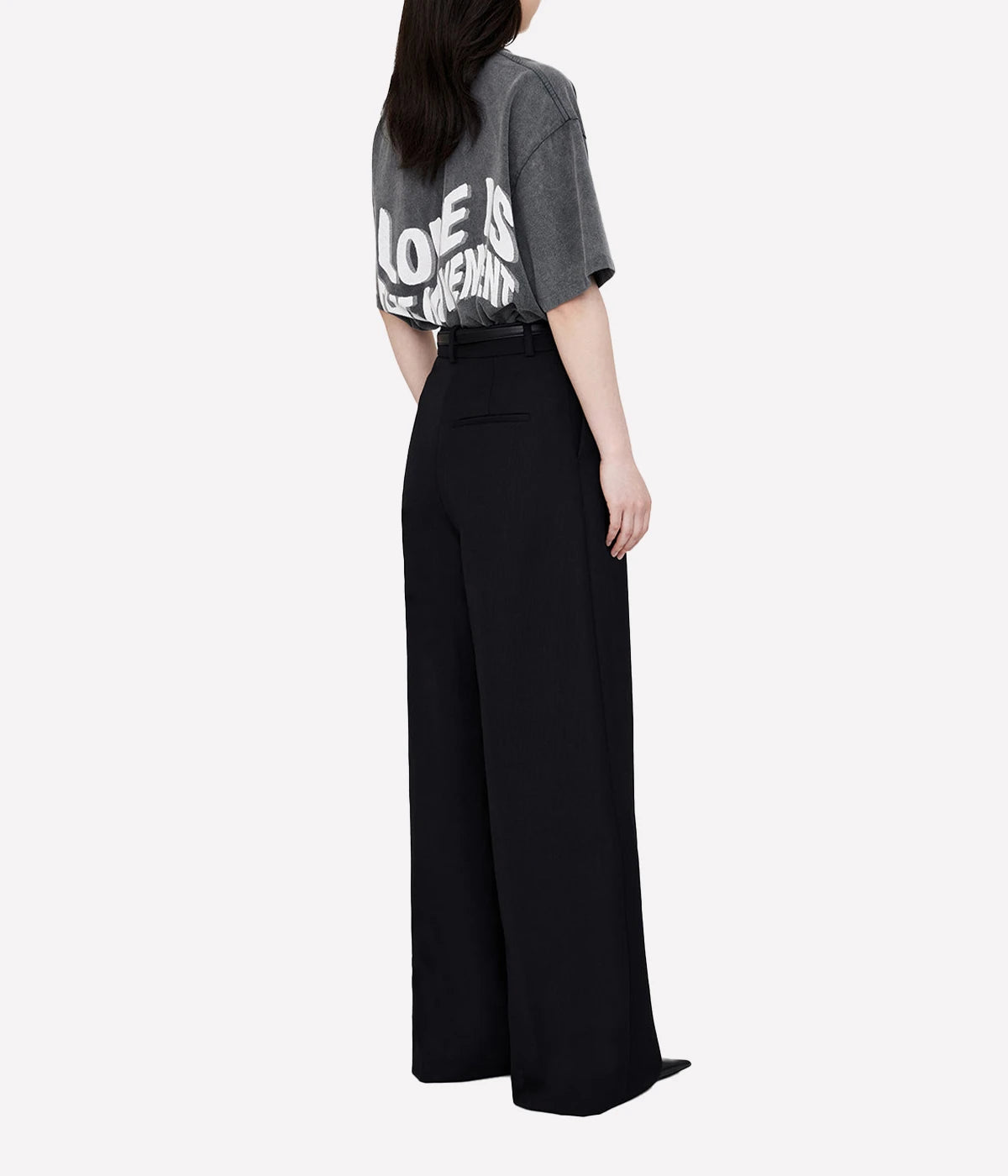 Kent Love Tee in Washed Black