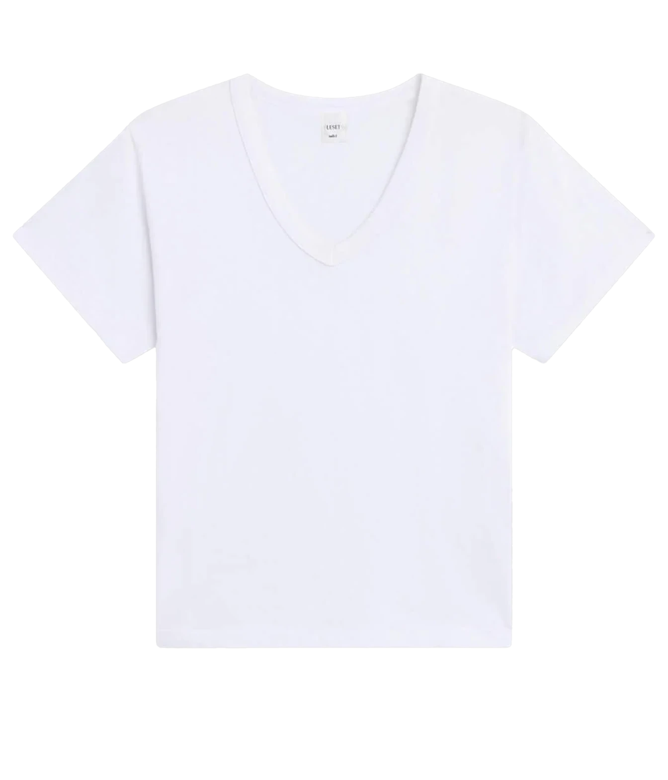 The Margo Vee Neck Tee in White
