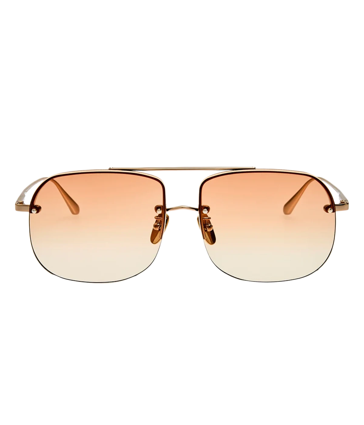 Seren Sunglass in GOLD/ CAMEL GRAD