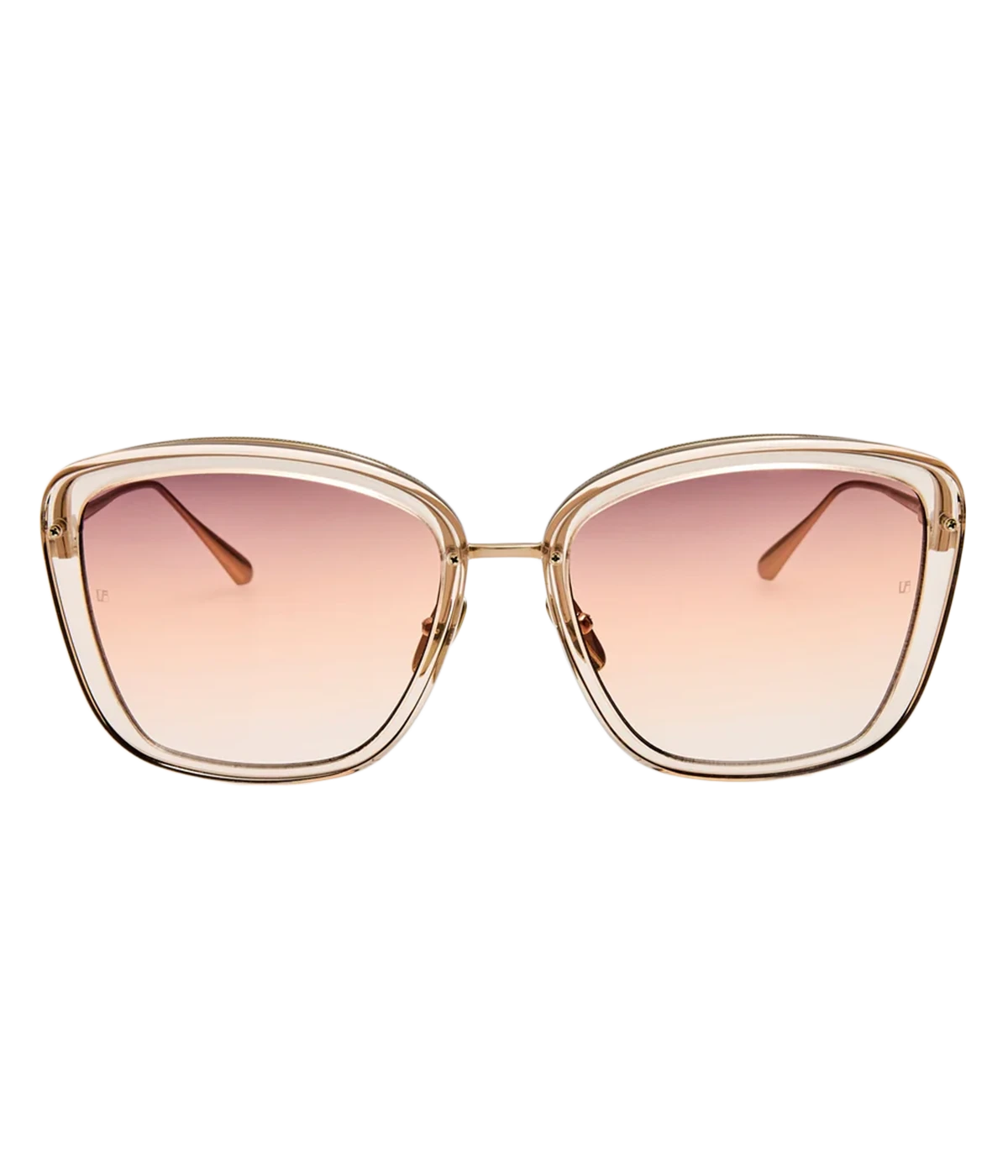 Anais Sunglass in LIGHT GOLD/ ASH GRAD
