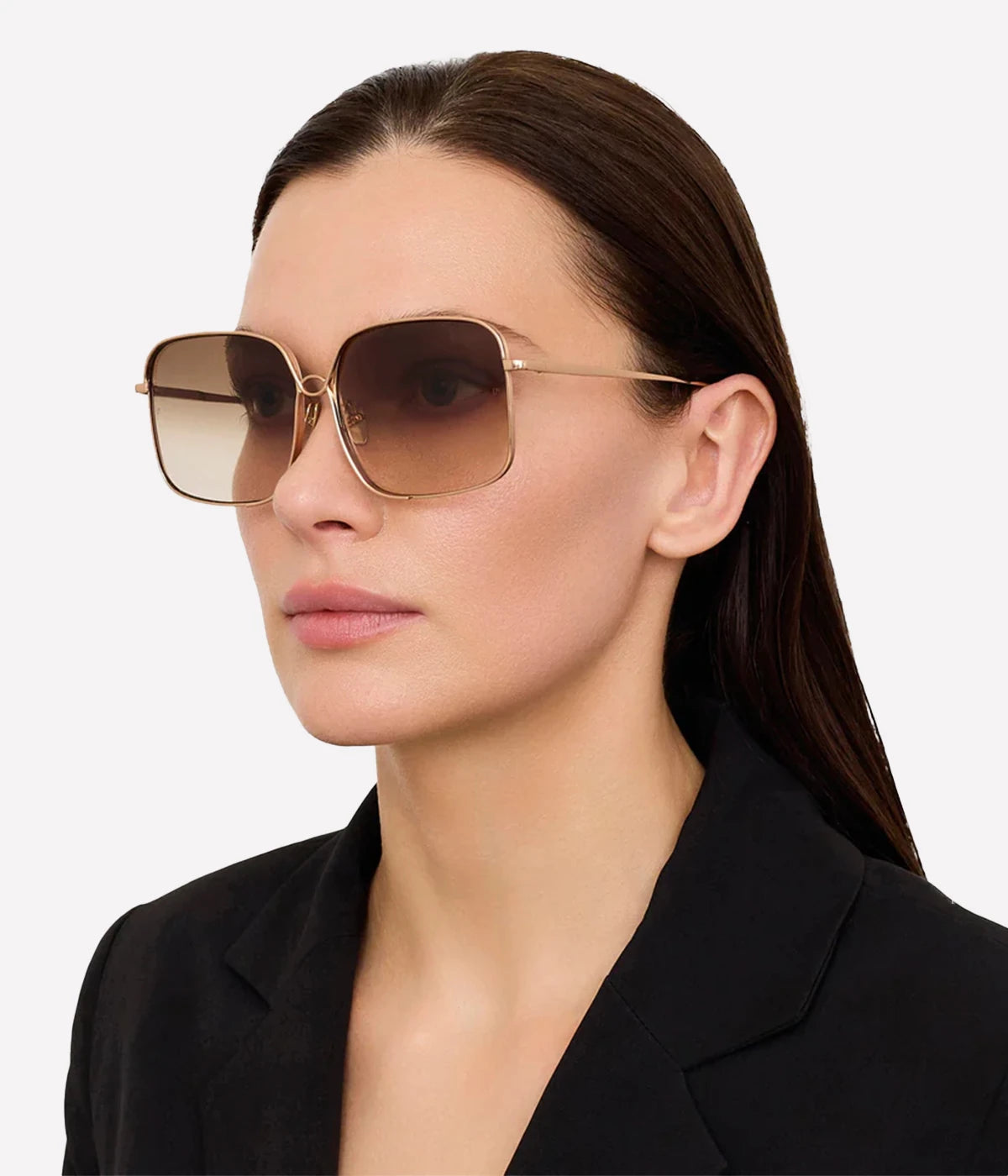 Genevieve Sunglass in ROSE GOLD/ MOCHA GRAD