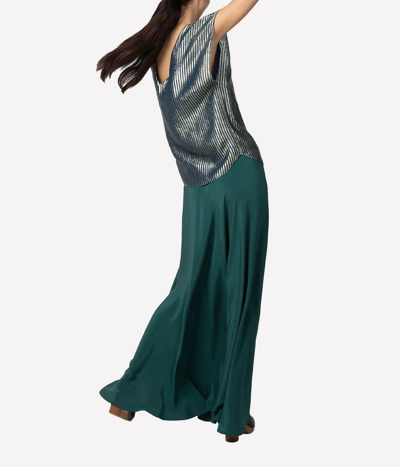 Castleton Top In Navy & Gold