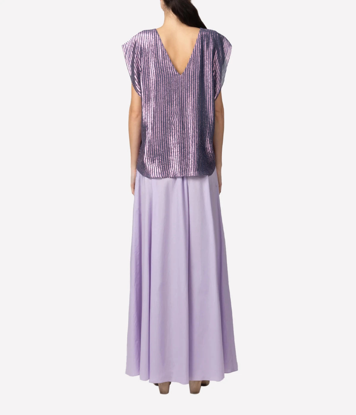 Castleton Top In Blue & Pink