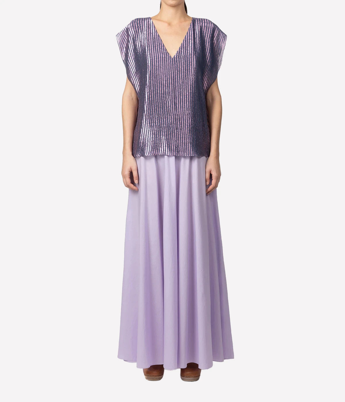 Castleton Top In Blue & Pink