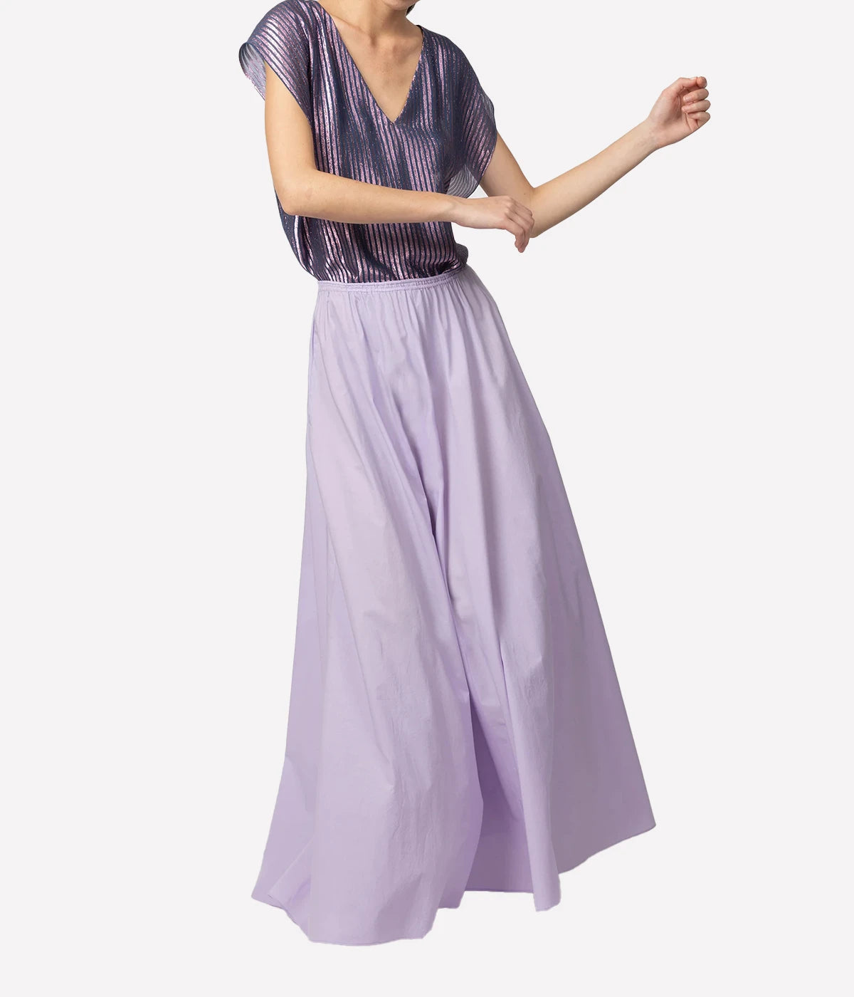 Castleton Top In Blue & Pink