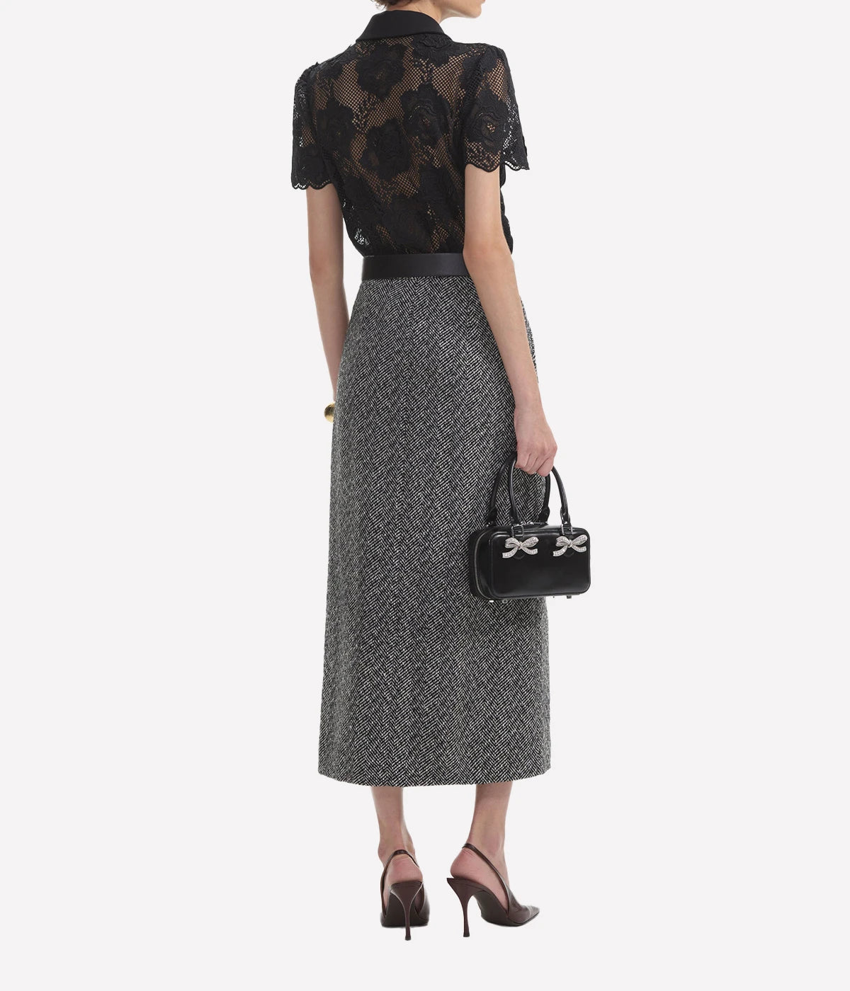 Lace Top in Black
