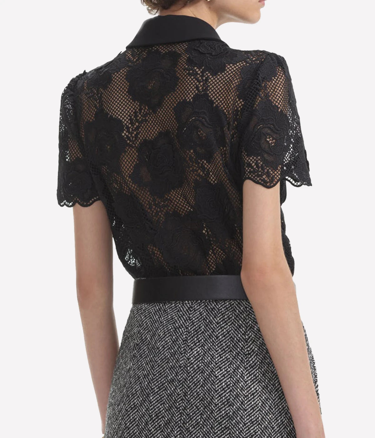 Lace Top in Black