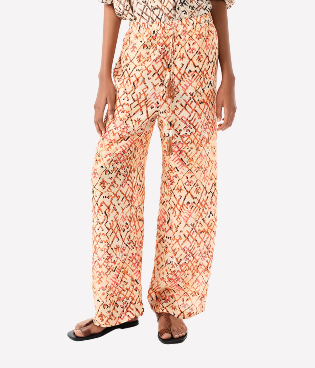 Lafinur Africa Pant in Ethnic Brick