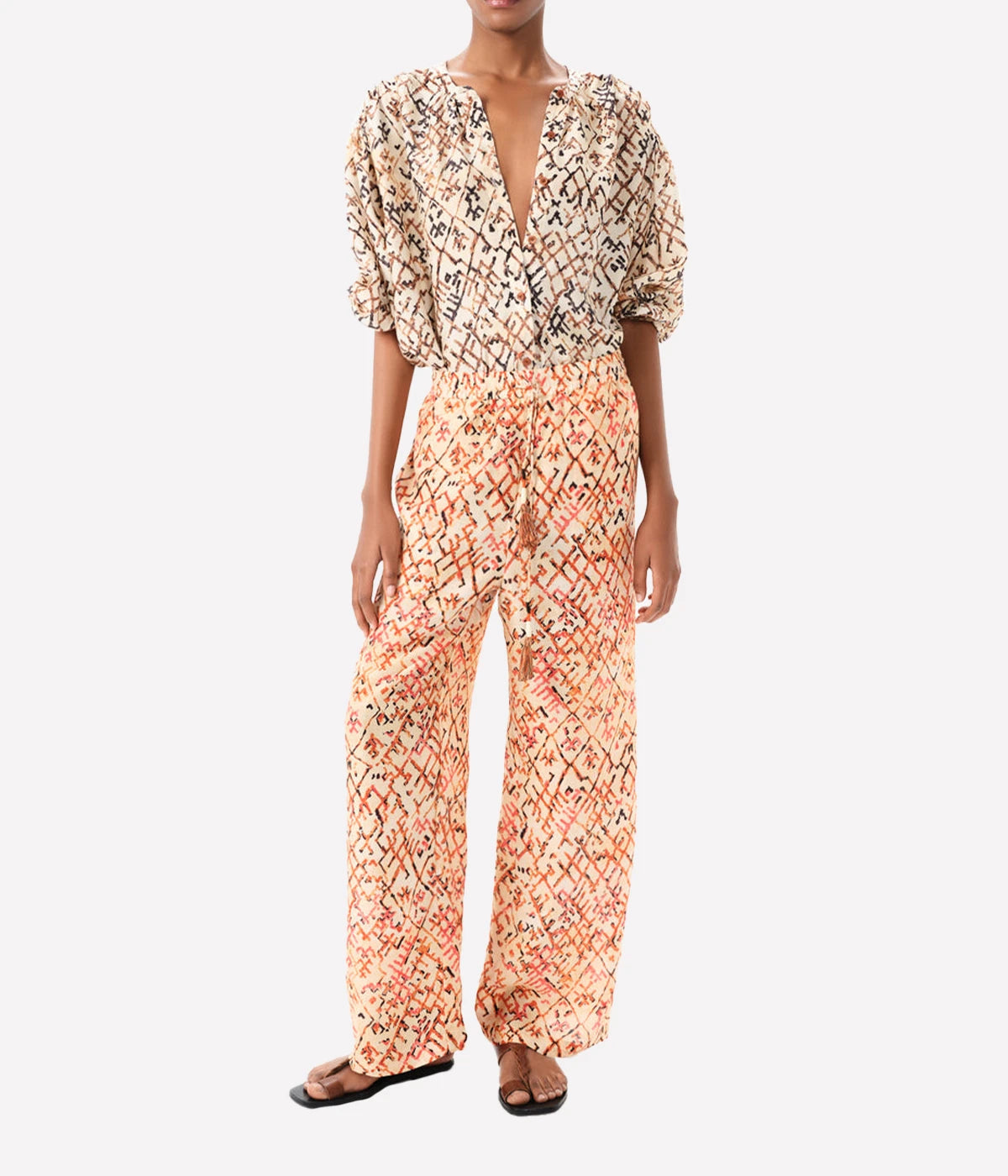 Lafinur Africa Pant in Ethnic Brick