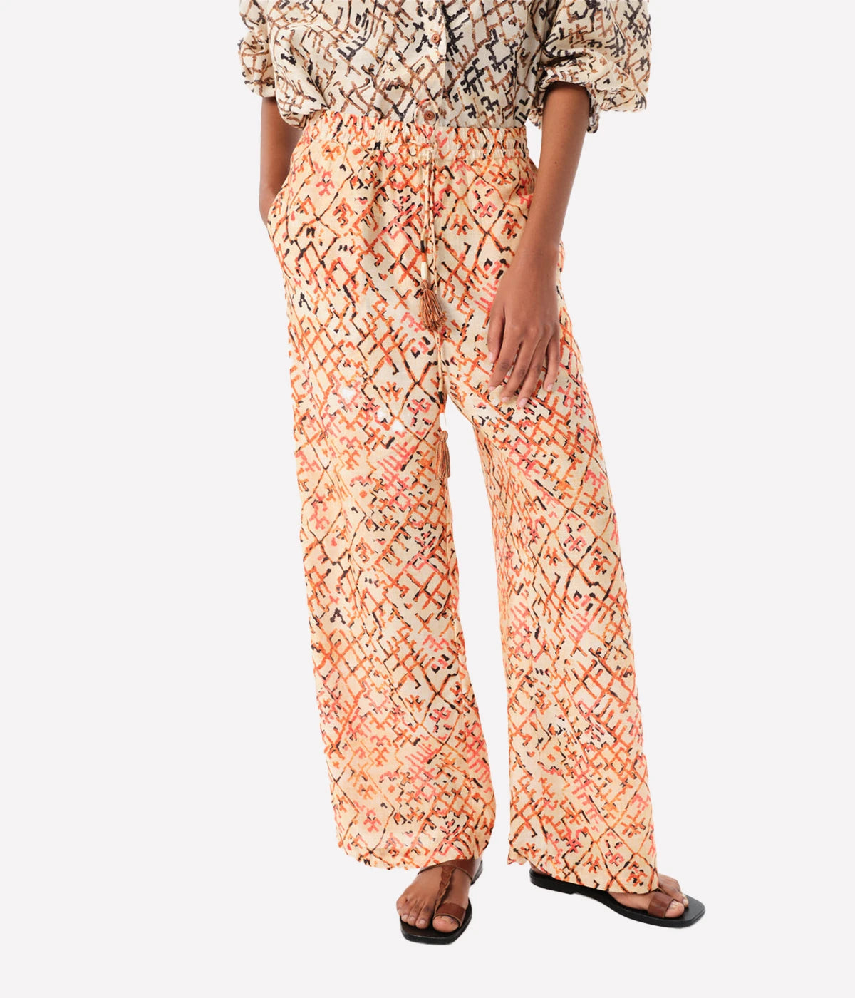 Lafinur Africa Pant in Ethnic Brick