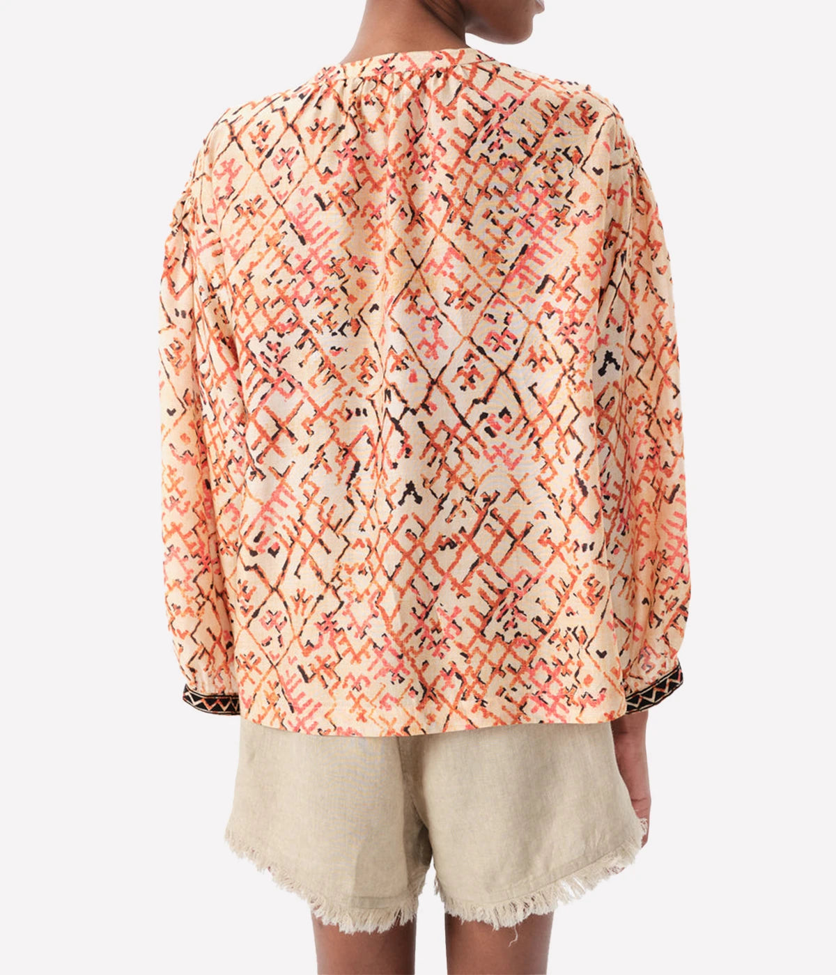 Lafinur Zafir Shirt in Ethnic Brick