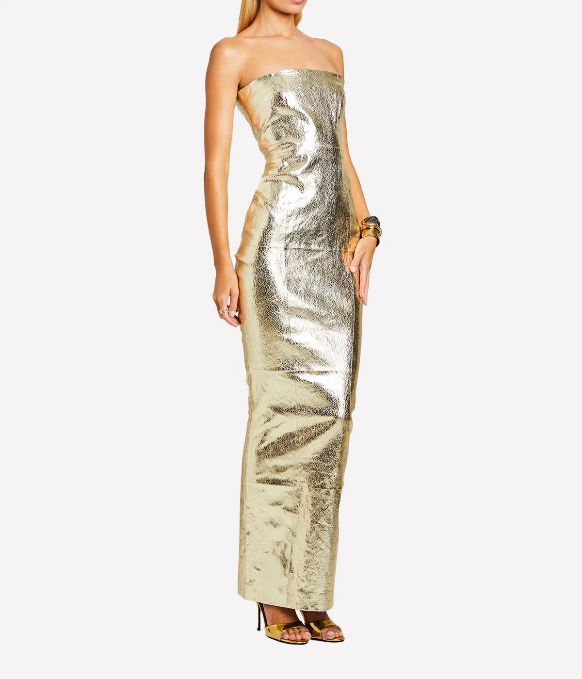 Lavonne Dress in Gold