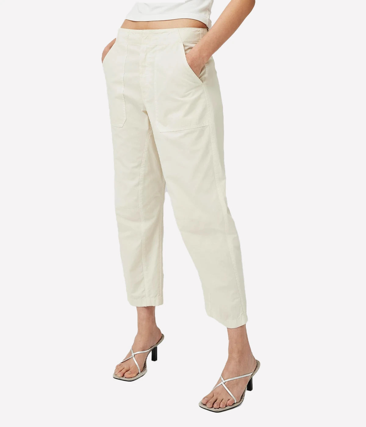 Leyton Workwear Pant in Ivory