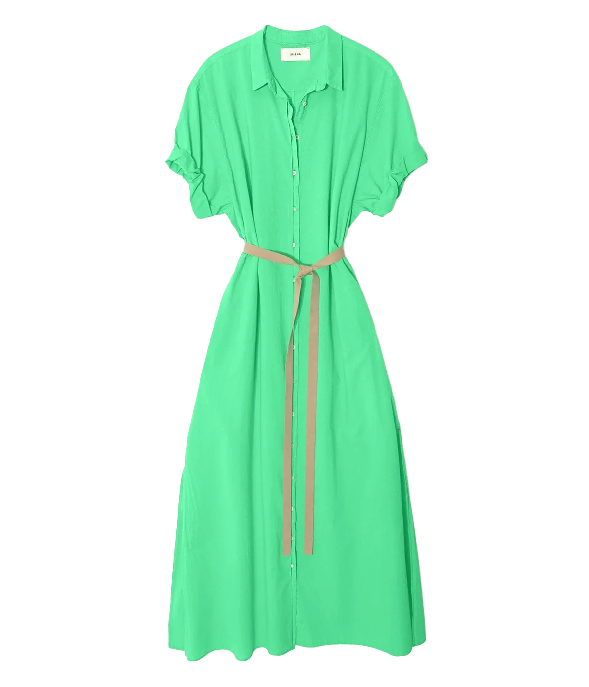 Linnet Dress in Green Glow