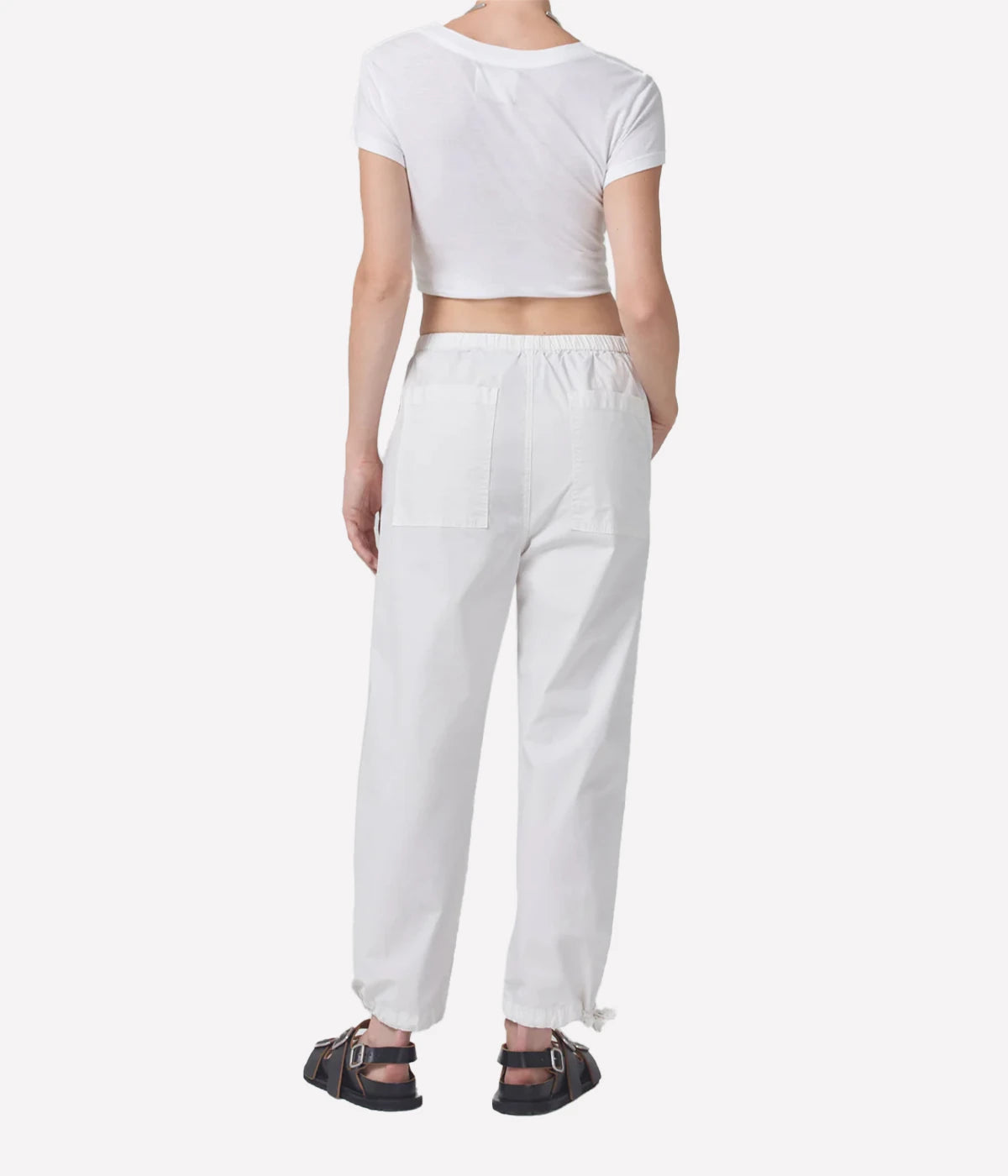 Luci Slouch Parachute Pant in Dove