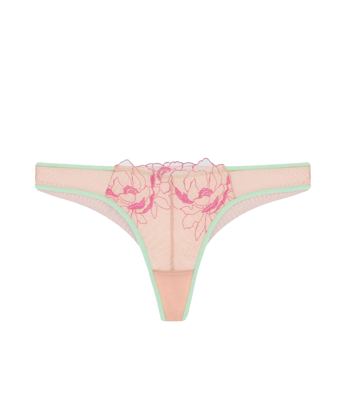 Lucille Scallop Lace Knicker in Light Beige