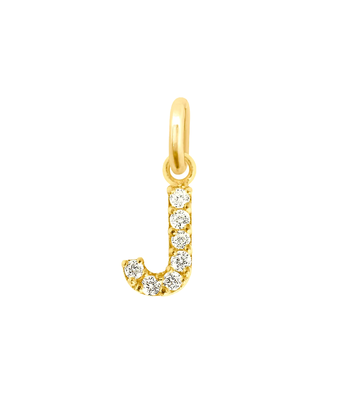 Lucky Letter Pendants in 18ct Yellow Gold & Diamonds