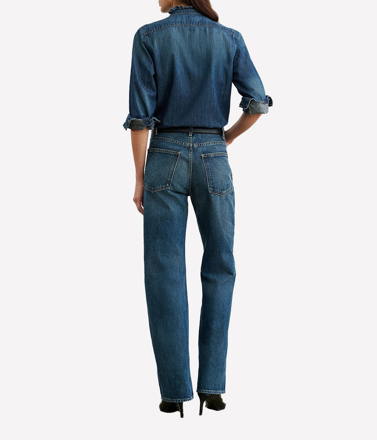 Lydia Denim Shirt in Classic Wash
